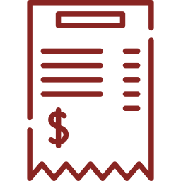ícone de boleto bancário