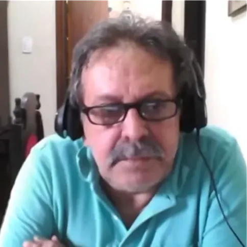 Gestor do Ber�o Reden��o durante o depoimento em v�deo
